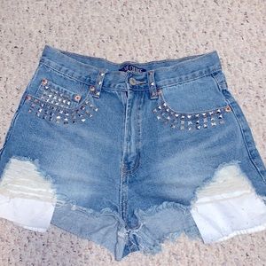 High waist shorts